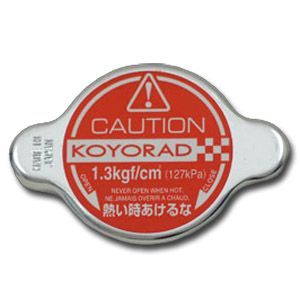 Koyo Hyper Cap, (Fits All Listed Koyo Radiators), 1.3 Bar, Red Racing Radiator Cap