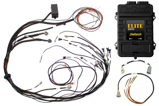 Haltech Elite 1500 + Mazda 13B S4/5 CAS with Flying Lead Ignition Terminated Harness Kit Injector Connector: Bosch EV1