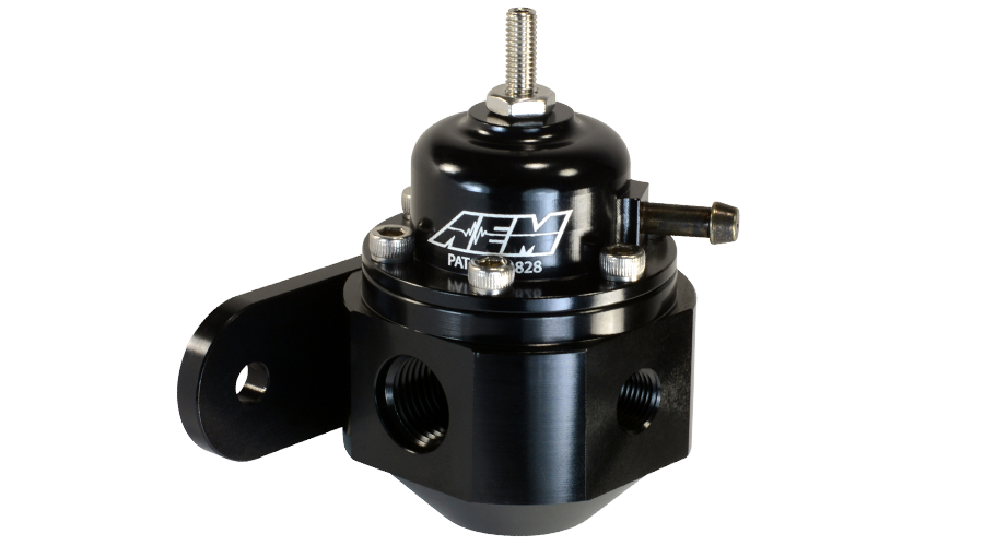 AEM Universal Adjustable Fuel Pressure Regulator, 20-120PSI, -6AN, ( 25-302BK )